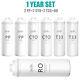 1 Year Set Water Filter Cartridge Replacement For Simpure T1-400 Uv Ro System