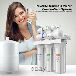 100GPD 5 Stage Reverse Osmosis Water Filtration System Undersink Extra 15 Filter