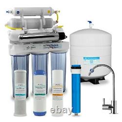 11 Stage Max Water UV, PH 5-1 Alkaline 50GPD Drinking Reverse Osmosis System