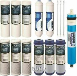 15 pcs Replacement Water Filter Set for our 6 Stage UV Reverse Osmosis System
