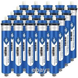 20 Pack 75 GPD RO Membrane Under Sink Drink Reverse Osmosis System Water Filter