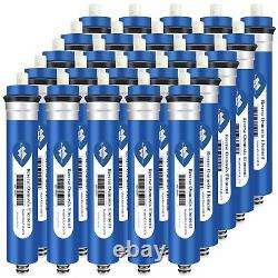 25 Pack 75 GPD RO Membrane 5 Stage Reverse Osmosis System Water Filter Cartridge