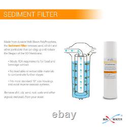 3 Year Supply Reverse Osmosis Drinking Water Filters 22 PCS Sediment GAC Carbon