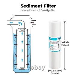 30 Pack 6-Stage pH Alkaline Reverse Osmosis Water Filter with 150GPD RO Membrane