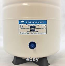 4 Reverse Osmosis Water Storage Tank 4.4 Gallons NSF RO Free Valve Included