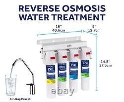 4-Stage Quick Connect 20.3 GPD Reverse Osmosis Water Filtration System with Faucet