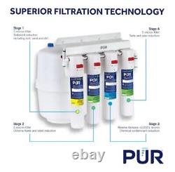 4-Stage Quick Connect 20.3 GPD Reverse Osmosis Water Filtration System with Faucet
