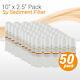5 Micron Sediment Water Filter Cartridge For Reverse Osmosis 10 X 2.5, 50 Pack
