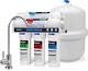 5-stage Reverse Osmosis Water Filtration System 100gpd Fast Flow Plus Extra 4 Fi
