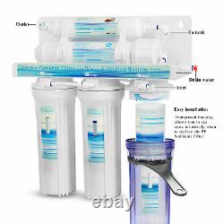5 Stage Standard Undersink Reverse Osmosis RO System Drinking Water Filter 75GPD