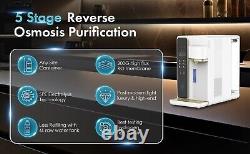 5 Stages UV Countertop Reverse Osmosis Water Filter System Filtration Dispenser