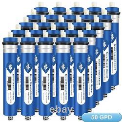 50 GPD Reverse Osmosis RO Membrane Under Sink Water Filter Replacement 1-50 Pack