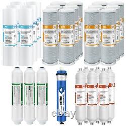 6-Stage 36/50/75/100/150 GPD RO pH Alkaline Mineral Reverse Osmosis Water Filter
