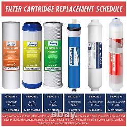 6 Stage Reverse Osmosis RO Water Filtration Systems with Alkaline Mineral Filter