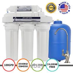 APEX MR-5100 5 Stage 100 GPD RO Filtration Reverse Osmosis Water Filter System