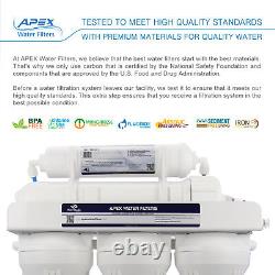 APEX MR-6075 6 Stage 75 GPD Alkaline pH+ RO Reverse Osmosis Water Filter System