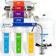 Alkaline Ultraviolet Reverse Osmosis Filtration System Ro With Gauge 100 Gdp