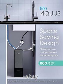 Brio AQUUS TROE800COL Reverse Osmosis Water Filtration System 4-Stage Tankless