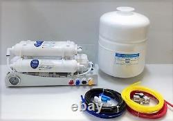 Compact Apartment RV Reverse Osmosis Water Filter System 2 gal Tank Low Pressure