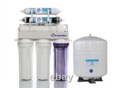Dual Outlet 150 GPD RO/DI Reverse Osmosis Water Filter System Drinking/Aquarium