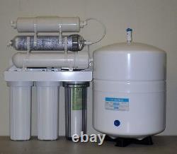 Dual Outlet 150 GPD RO/DI Reverse Osmosis Water Filter System Drinking/Aquarium