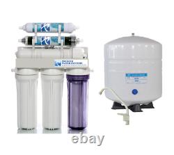 Dual Outlet Reverse Osmosis Water Filter Systems DI/RO Drinking/Aquariums 75 GPD