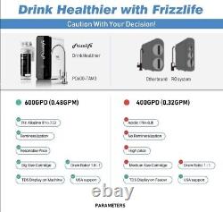 Frizzlife PD600-TAM3 Reverse Osmosis Water Filter System, Tankless 600 GPD