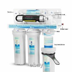 Geekpure 6 Stage Reverse Osmosis System Water Filter with UV Filter 75 GPD