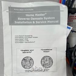 Home Master Reverse Osmosis Water Filter System Artesian RO BRAND NEW Open Box