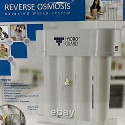 Hydro-Guard 4-Stage Reverse Osmosis System 50 GPD RO Drinking Water HDGT-45