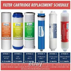 ISPRING Reverse Osmosis Replacement Filter Set Alkaline 6-Stage (19-Pieces)