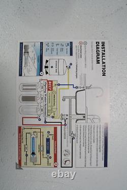 ISpring RCC7AK 6 Stage Under Sink Reverse Osmosis Drinking Water Filter System