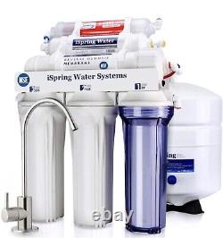 ISpring Reverse Osmosis RCC7AK High Capacity Under Sink 6-Stage Drinking Water