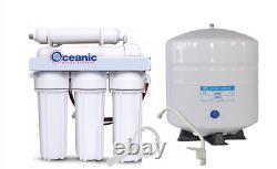 Oceanic Home Reverse Osmosis Water Filter System 5 Stage 150 GPD RO