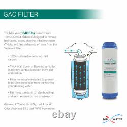 RO Reverse Osmosis 24 Sediment CTO GAC Inline Coconut Shell Carbon Water Filter