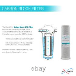 RO Reverse Osmosis 24 Sediment CTO GAC Inline Coconut Shell Carbon Water Filter