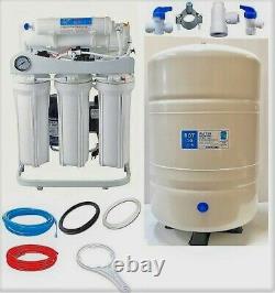RO Reverse Osmosis Water FIltration System TFC-2012-150 GPD, 10 Gallon Tank, BP