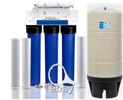 RO Reverse Osmosis Water Filtration System 200 GPD Booster Pump