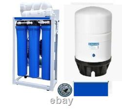 RO Reverse Osmosis Water Filtration System 400 GPD Booster Pump 14 G Tank