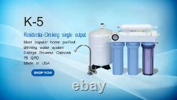 Residential Home Household Drinking Pure Water Ro Reverse Osmosis Filter System