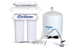 Residential Reverse Osmosis Water Filtration System 4 Stage 100 GPD + RO Filters