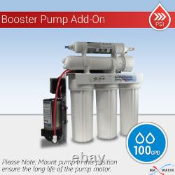 Reverse Osmosis / RO. DI Complete kit Booster Pump 100 GPD Shutoff & Low Switches