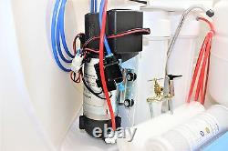 Reverse Osmosis System 100 GPD 4 Stage with Booster Pump Compact