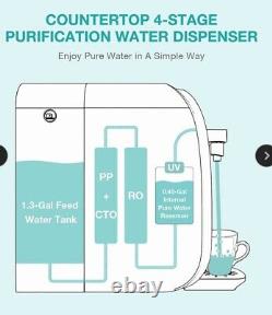 SIMPURE Y7P-W UV RO Countertop Reverse Osmosis Water LOWEST COST Sim Pure