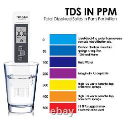 SimPure 400GPD UV Reverse Osmosis Drinking RO Water Filter System NO TANK TDS=0