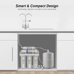 SimPure 5 Stage 100GPD Under Sink RO Reverse Osmosis Water Filtration System
