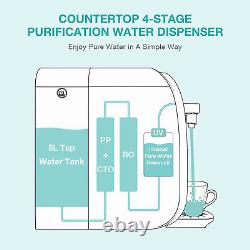 SimPure WP1 UV Countertop RO Reverse Osmosis Water Filtration System Dispenser