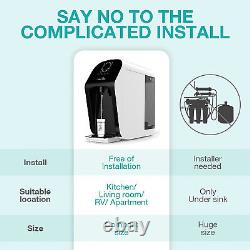 SimPure WP1 UV Countertop RO Reverse Osmosis Water Filtration System Dispenser