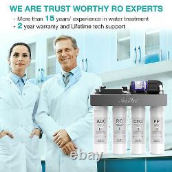 SimPure WP2-400GPD UV Alkaline pH+ RO Reverse Osmosis System 1-Year Water Filter