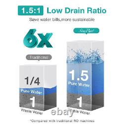 SimPure WP2-400GPD UV Alkaline pH+ RO Reverse Osmosis System 1-Year Water Filter